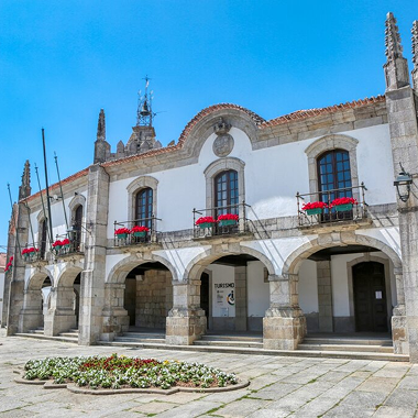 Historic building along Camino de Santiago